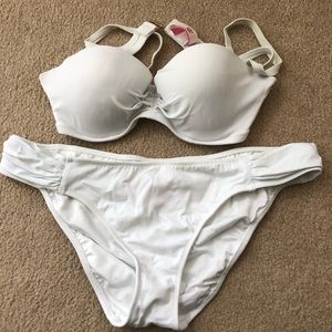 Victoria’s Secret white bikini